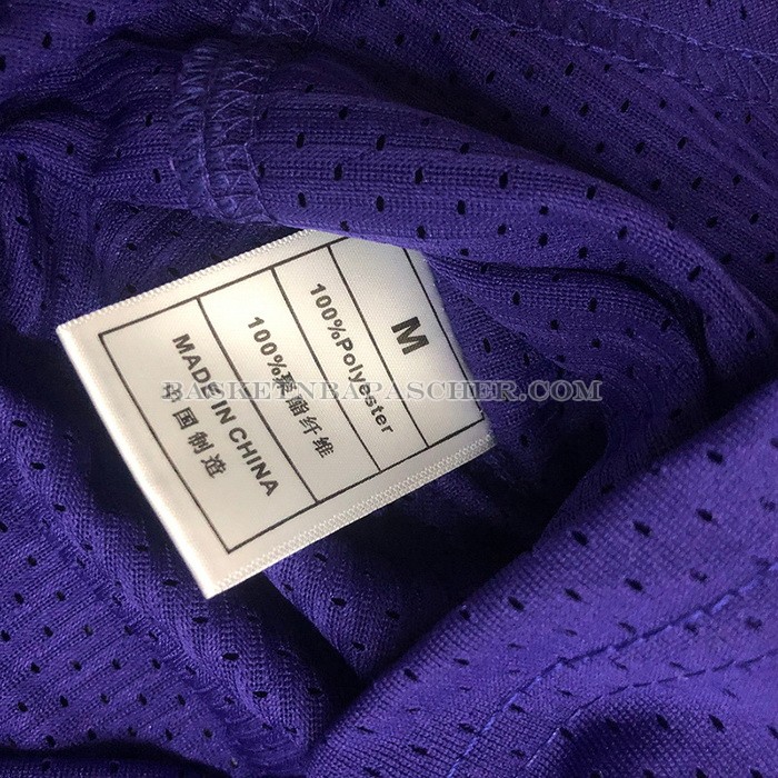 Maillot Manche Courte Los Angeles Lakers Magic Johnson NO 32 Volet